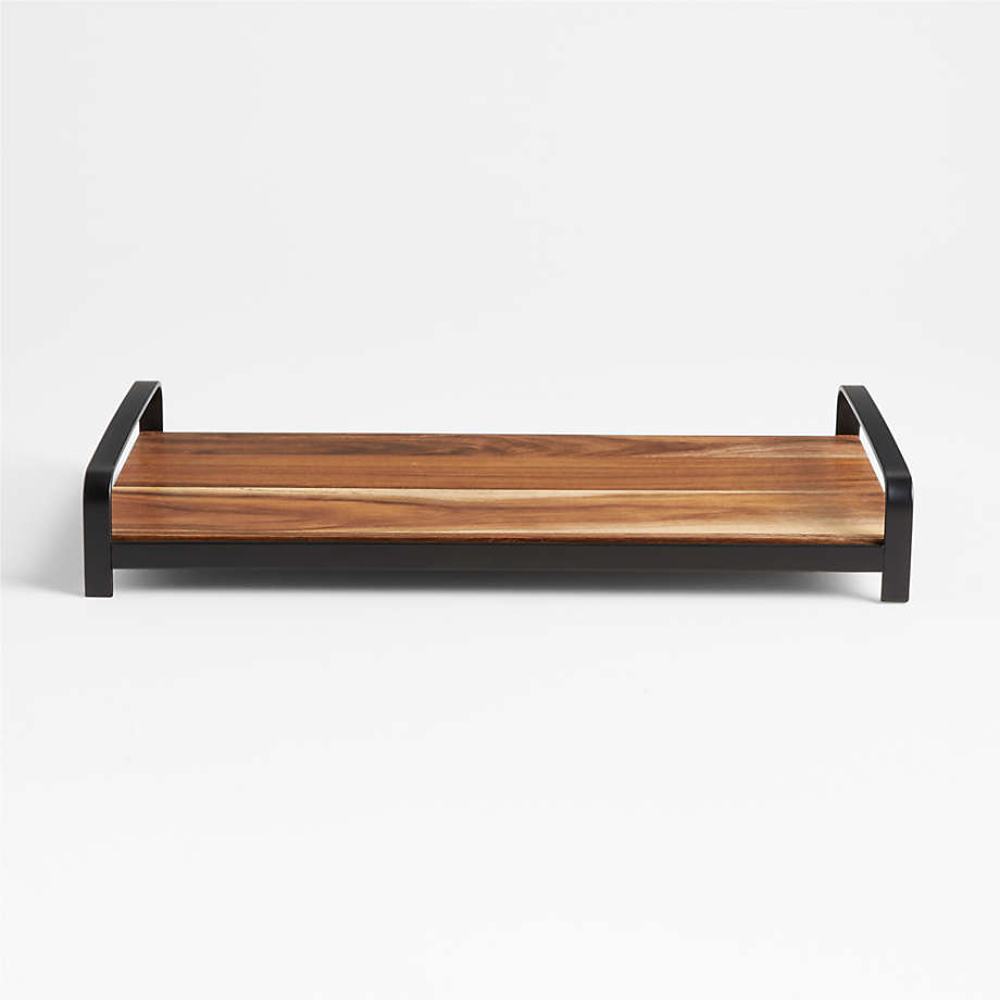 WOODEN & METAL TRAY (Rhesa)