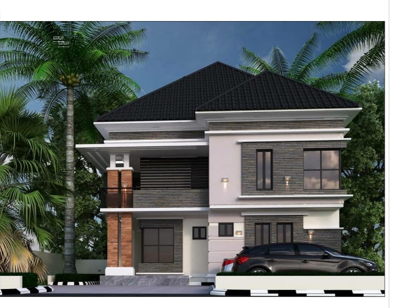 5 Bedroom fully detached duplex with penthouse and BQ