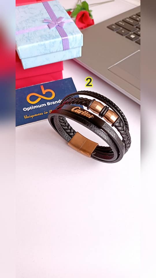 Multi-strapped leather Bracelet